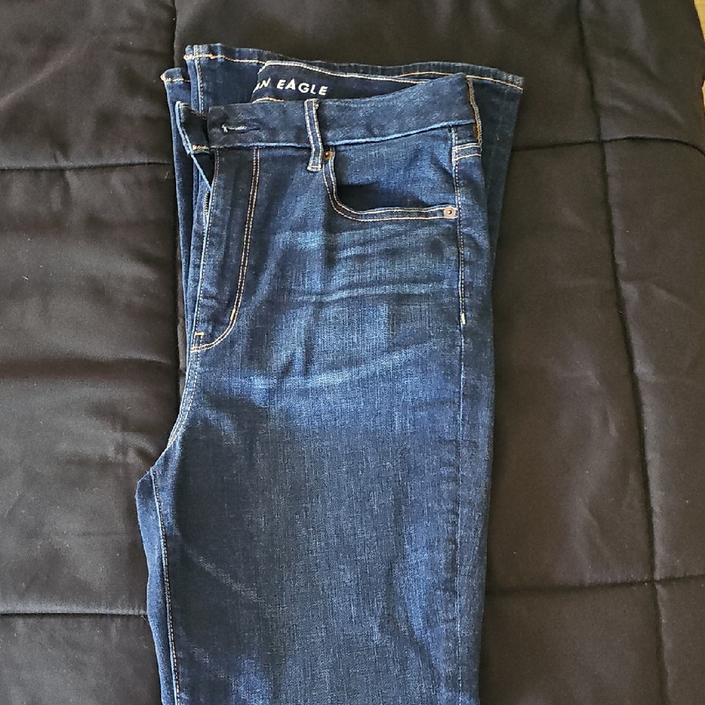 American Eagle Dark Blue Flare Jeans